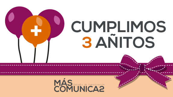 ¡Cumplimos nuestro tercer aniversario! Entrada ¡Cumplimos nuestro tercer aniversario!